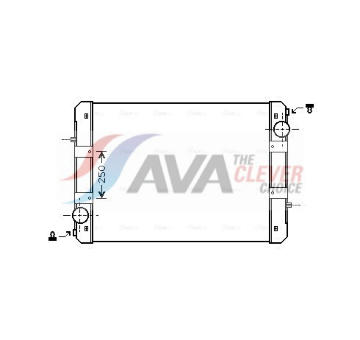 Chladič motora AVA QUALITY COOLING ME2221N