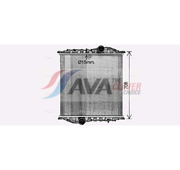 Chladič motora AVA QUALITY COOLING ME2313N