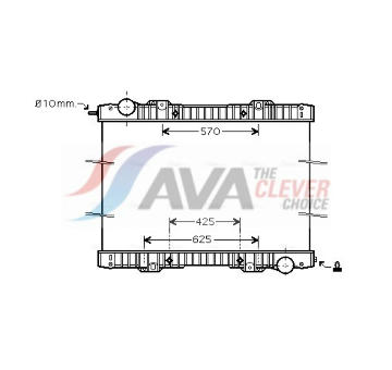 Chladič motora AVA QUALITY COOLING SC2020N