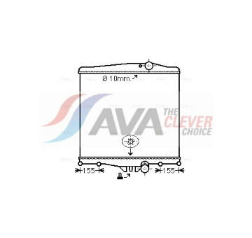 Chladič motora AVA QUALITY COOLING VL2041N