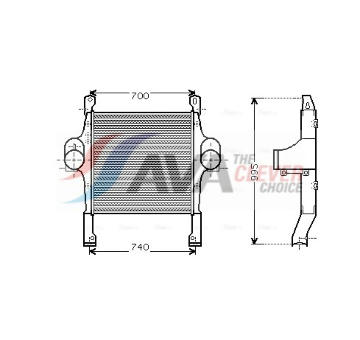 Chladič plniaceho vzduchu AVA QUALITY COOLING IV4083