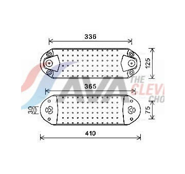 Chladič motorového oleja AVA QUALITY COOLING VL3075