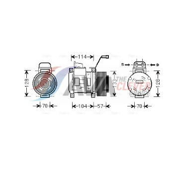 Kompresor klimatizácie AVA QUALITY COOLING MEAK190