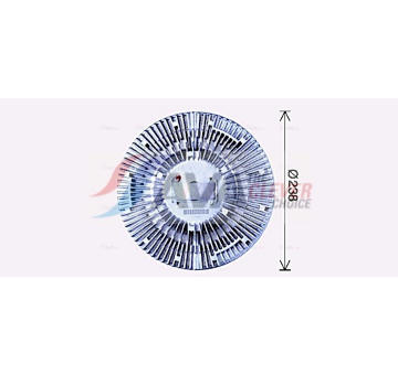 Spojka ventilátora chladenia AVA QUALITY COOLING IVC146