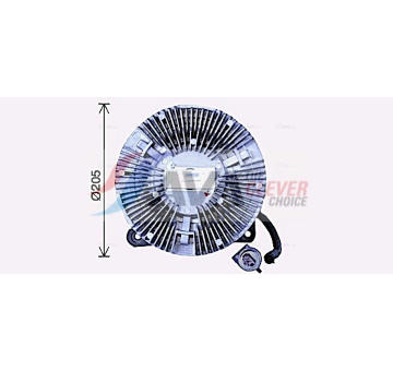 Spojka ventilátora chladenia AVA QUALITY COOLING IVC144