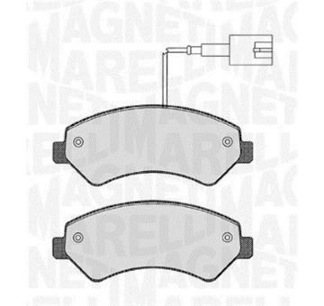 Sada brzdových platničiek kotúčovej brzdy MAGNETI MARELLI 363916060643