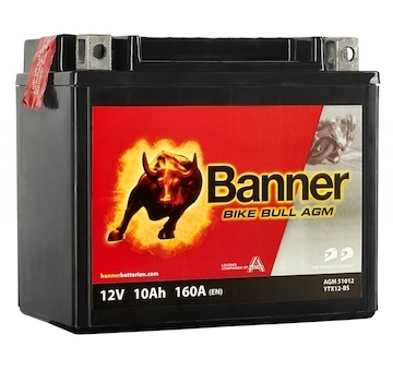AKB Banner mot.12V/10Ah Bike Bull AGM BTX12-BS