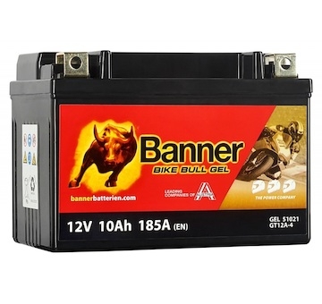 AKB Banner mot.12V/10Ah Bike Bull GEL BGT12A-4