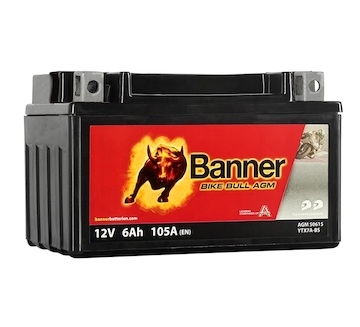 AKB Banner mot.12V/6Ah Bike Bull AGM BTX7A-BS