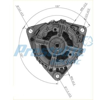 Alternátor PRESTOLITE ELECTRIC 860713GB