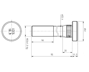 Čap kolesa CSY AZDA-0020
