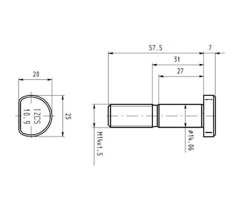 Čap kolesa CSY AZME-0009