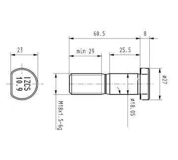 Čap kolesa CSY AZME-0023