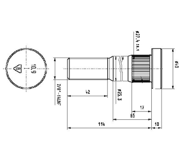 Čap kolesa CSY AZVO-0016