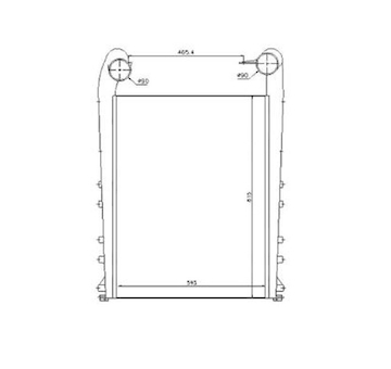 Chladič plniaceho vzduchu NRF NRF30221