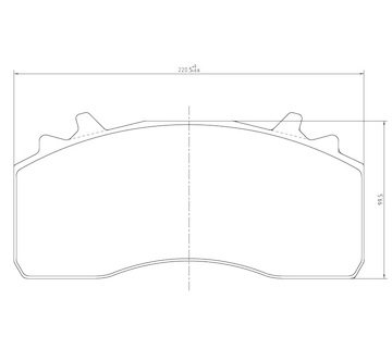 Dosticky brzdove MB AXOR 29315