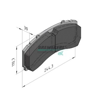 Dosticky brzdove MB MP3-MP4, PN