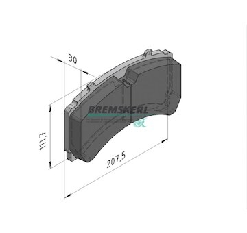 Dosticky brzdove MB MP3-MP4, ZN
