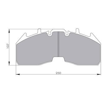 Dosticky brzdove SCANIA R4 16- 29332