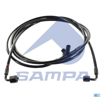 Hadicové vedenie sklápacieho mechanizmu kabíny vodiča SAMPA 041.028