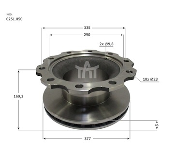 Kotuc brzdovy BPW ECO PLUS SB3745 19,5