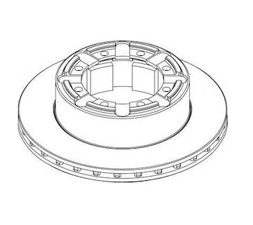 Kotuc brzdovy RVI MASCOT, ZN