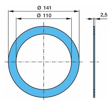 Kruzok tesniaci nylon/H/KH 6,4-9t