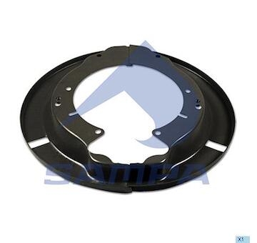 Krycí plech, prachovka - lożisko kolesa SAMPA 020.277