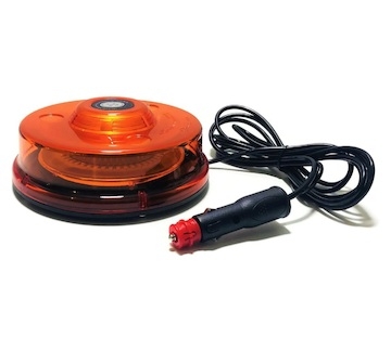 Majak magneticky 12/24V LED oranzovy
