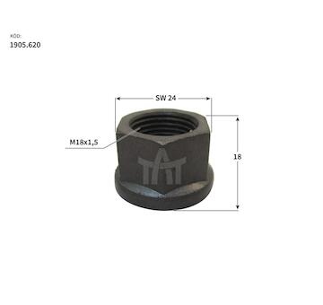 Matica kola M18x1,5x18 SW24