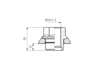 Matica kolesa CSY AZME-0012