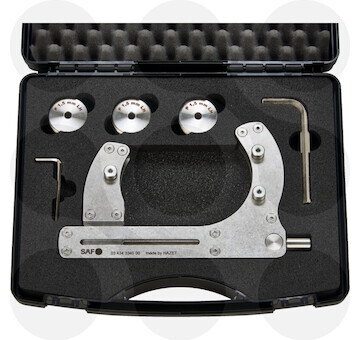 Pripravok na prerezanie zavitu SAF