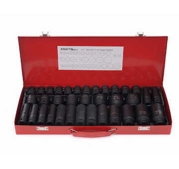 Sada NASTAVCOV kovanych 1/2 8-32mm 35ks