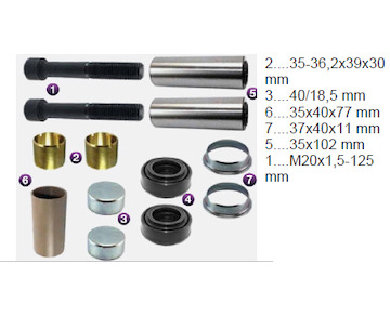 Sada oprav.brzd.strmena MERITOR VOLVO
