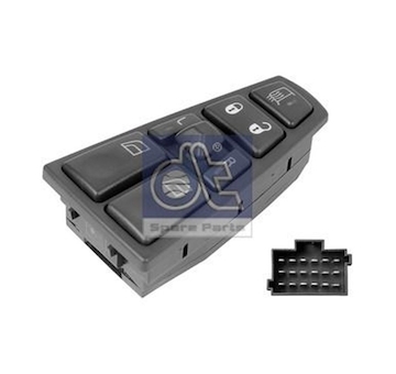 Spínač elektrického otvárania okien DT Spare Parts 2.25341