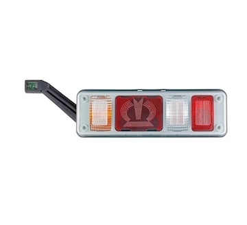 Svetlo koncove KRONE LED modul s obrys. L biele