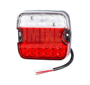 Svetlo koncove LED 2 dielne hmlove + cuvacie 12/24V L+P