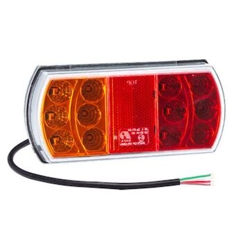 Svetlo koncove LED 3 dielne 12-24V L