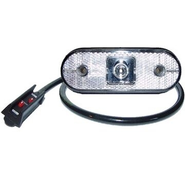 Svetlo obrysove LED biele 24V