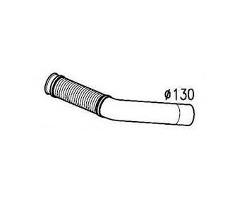 Trubka vyfuku MB ACTROS