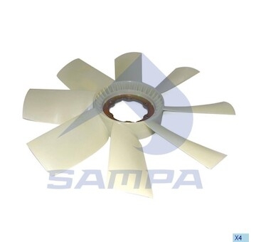 Ventilátor chladenia motora SAMPA 032.104