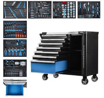 Vozik na naradie vybaveny 309ks