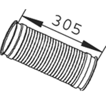 Výfukové potrubie DINEX DIN68092