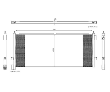 Výmenník tepla vnútorného kúrenia NRF NRF35892