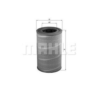 Vzduchový filter MAHLE LX 612