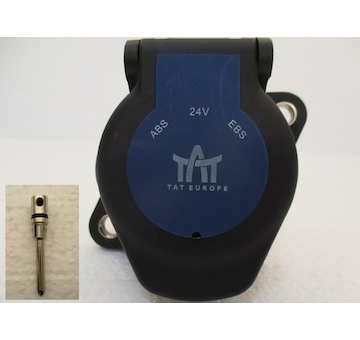 Zasuvka 15-pol. elektr. auto 24V/7210.221/