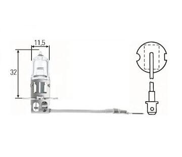 Ziarovka HELLA 24V H3 70W