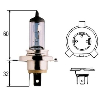 Ziarovka HELLA 24V H4 75/70W