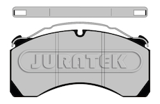 Sada brzdových platničiek kotúčovej brzdy JURATEK JCP109