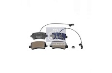 Sada brzdových platničiek kotúčovej brzdy DT Spare Parts 6.95124